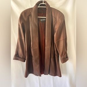 Vintage Tibor Genuine Leather Duster